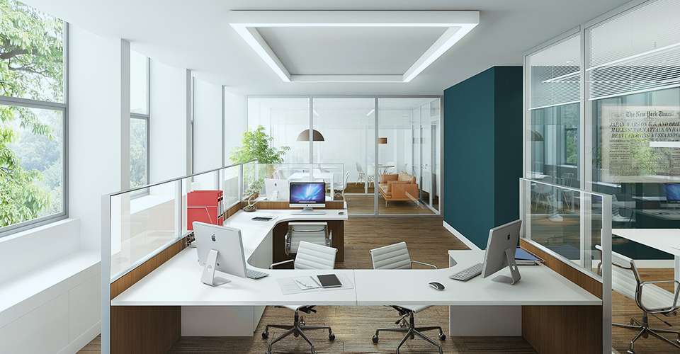 Ambiente profissional de trabalho